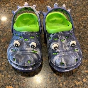 Toddler summer monster shoes